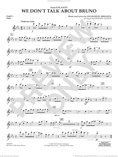 We Don't Talk About Bruno (from Encanto) (arr. Vinson)