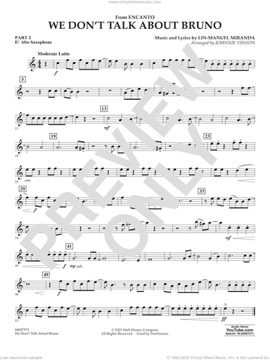We Don't Talk About Bruno (from Encanto) (arr. Vinson)