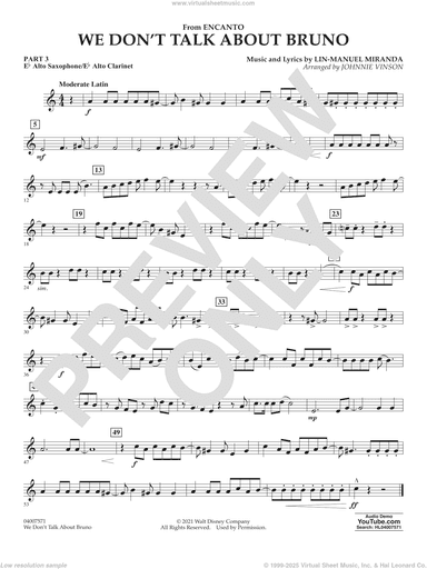 We Don't Talk About Bruno (from Encanto) (arr. Vinson)
