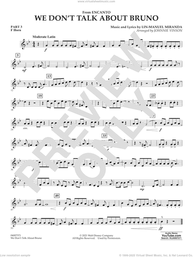 We Don't Talk About Bruno (from Encanto) (arr. Vinson)