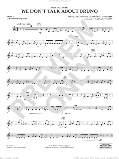 We Don't Talk About Bruno (from Encanto) (arr. Vinson)