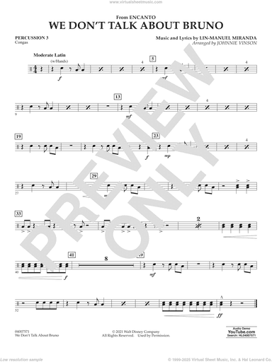 We Don't Talk About Bruno (from Encanto) (arr. Vinson)