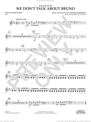We Don't Talk About Bruno (from Encanto) (arr. Vinson)