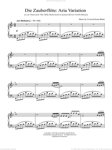 Die Zauberflote: Aria Variation