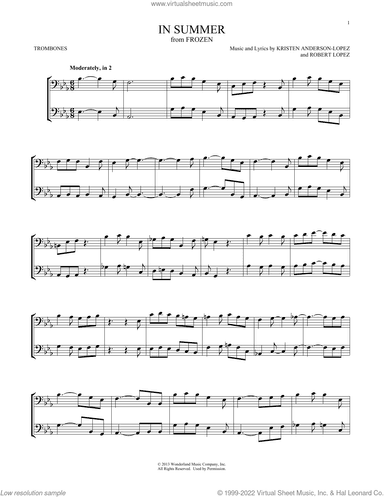 In Summer (from Frozen)