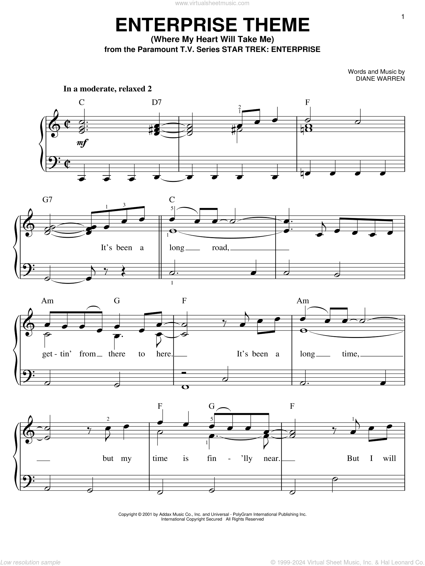 Enterprise Theme (Where My Heart Will Take Me)