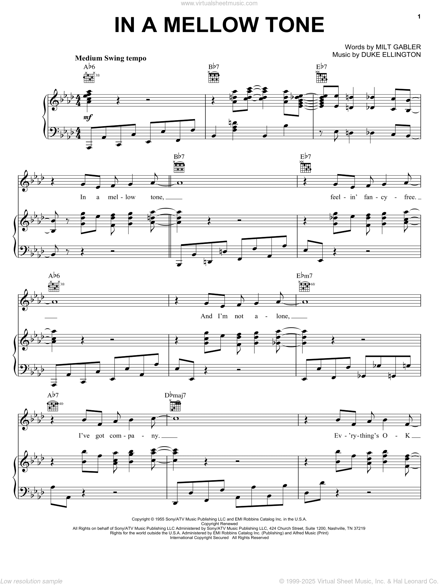 In A Mellow Tone
