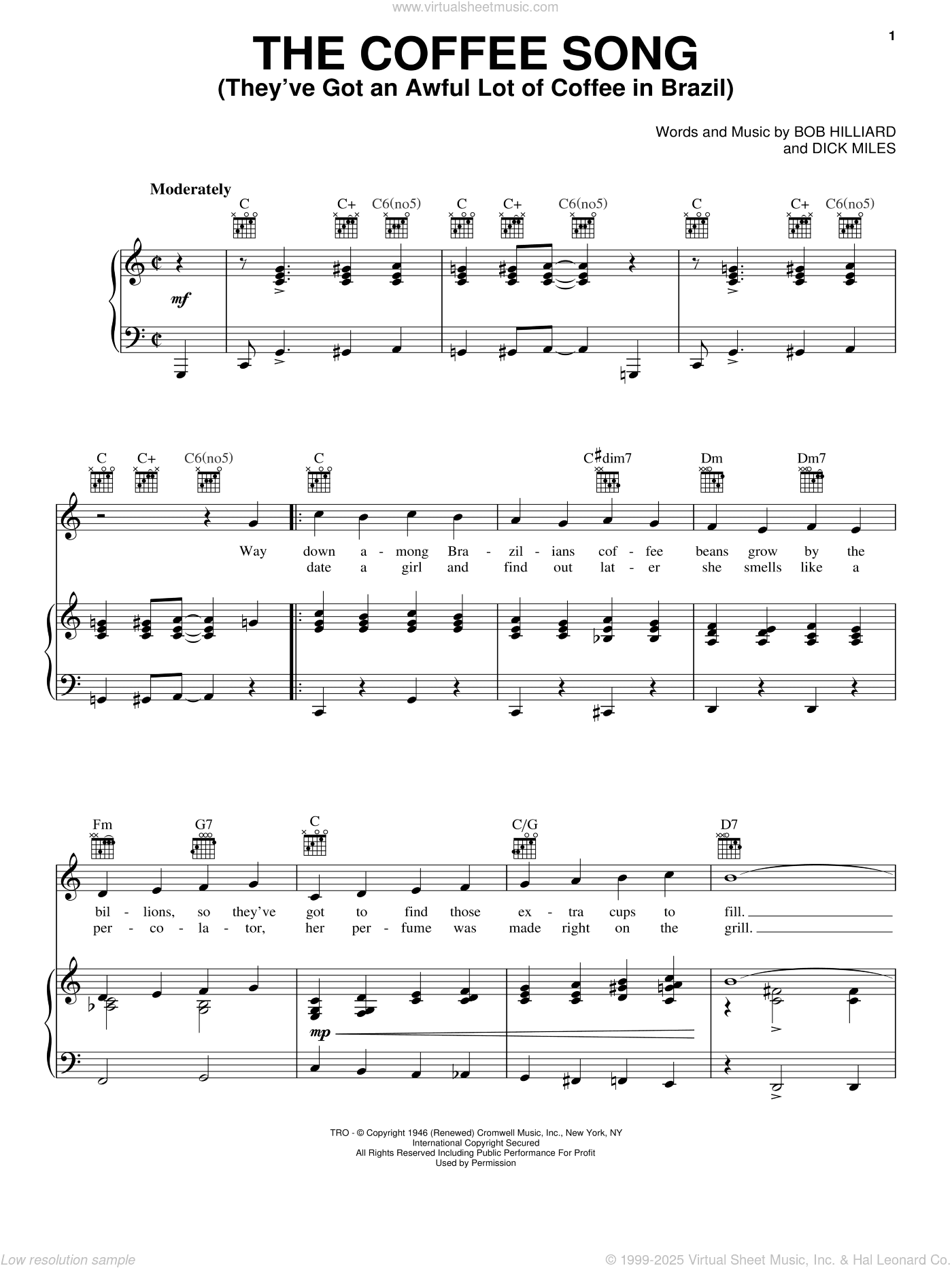 The Coffee Song (They've Got An Awful Lot Of Coffee In Brazil)