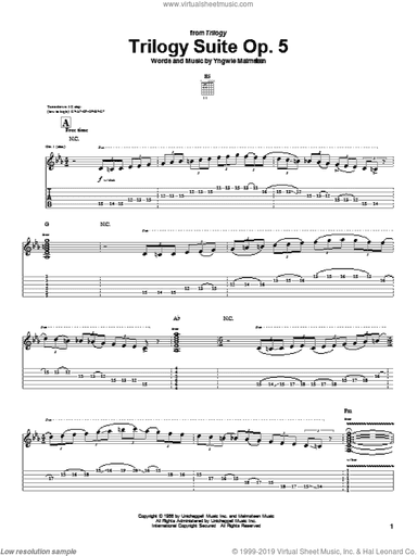 Trilogy Suite Op. 5