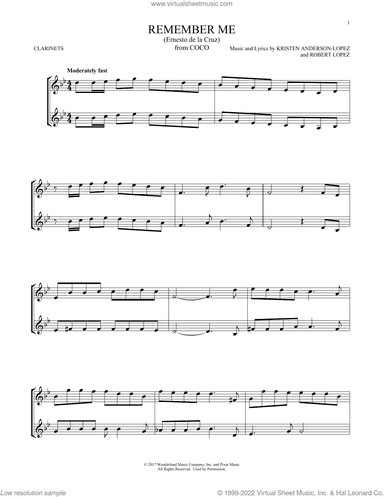Remember Me (Ernesto de la Cruz) (from Coco)