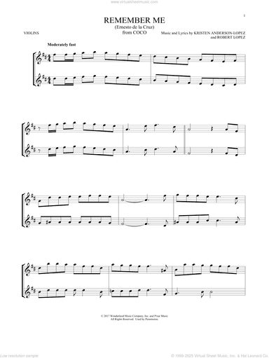 Remember Me (Ernesto de la Cruz) (from Coco)