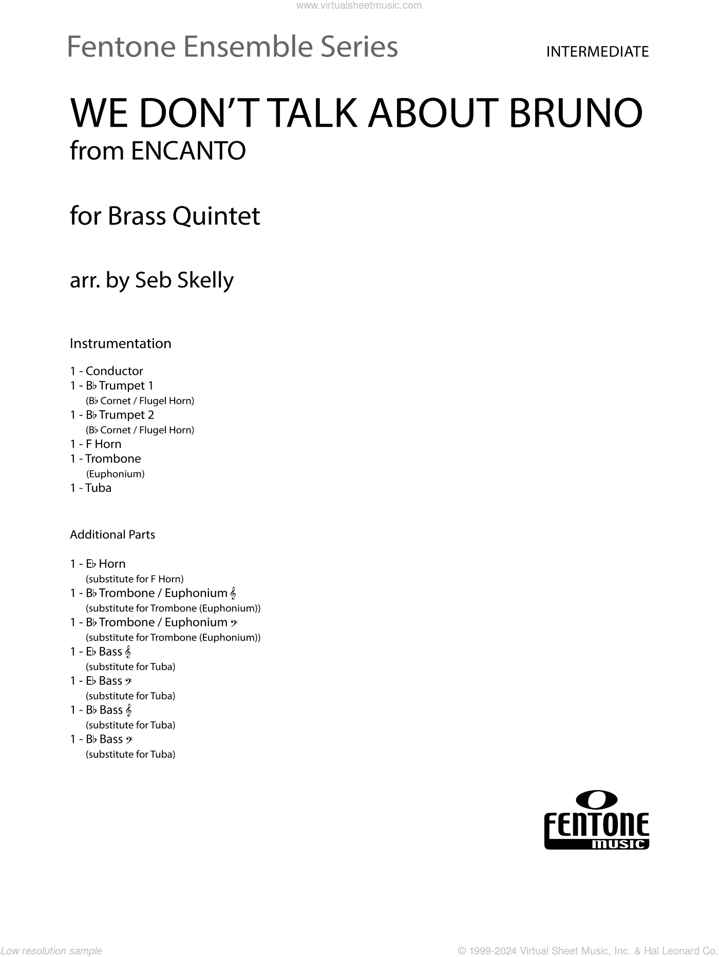 We Don't Talk About Bruno (from Encanto) (arr. Seb Skelly)