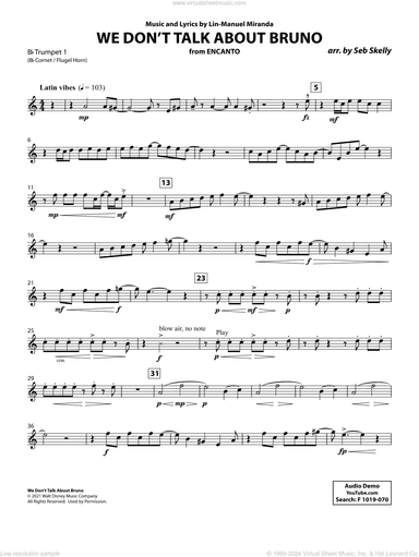We Don't Talk About Bruno (from Encanto) (arr. Seb Skelly)