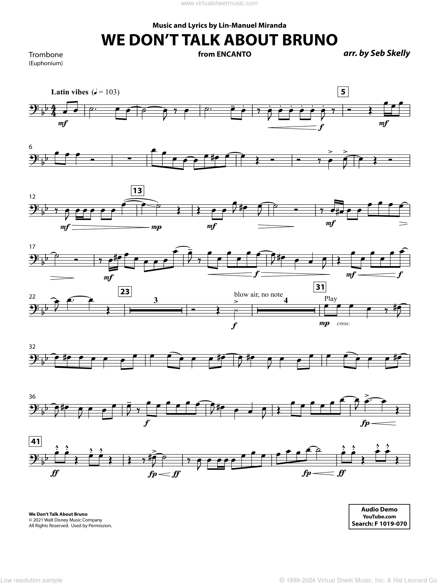 We Don't Talk About Bruno (from Encanto) (arr. Seb Skelly)