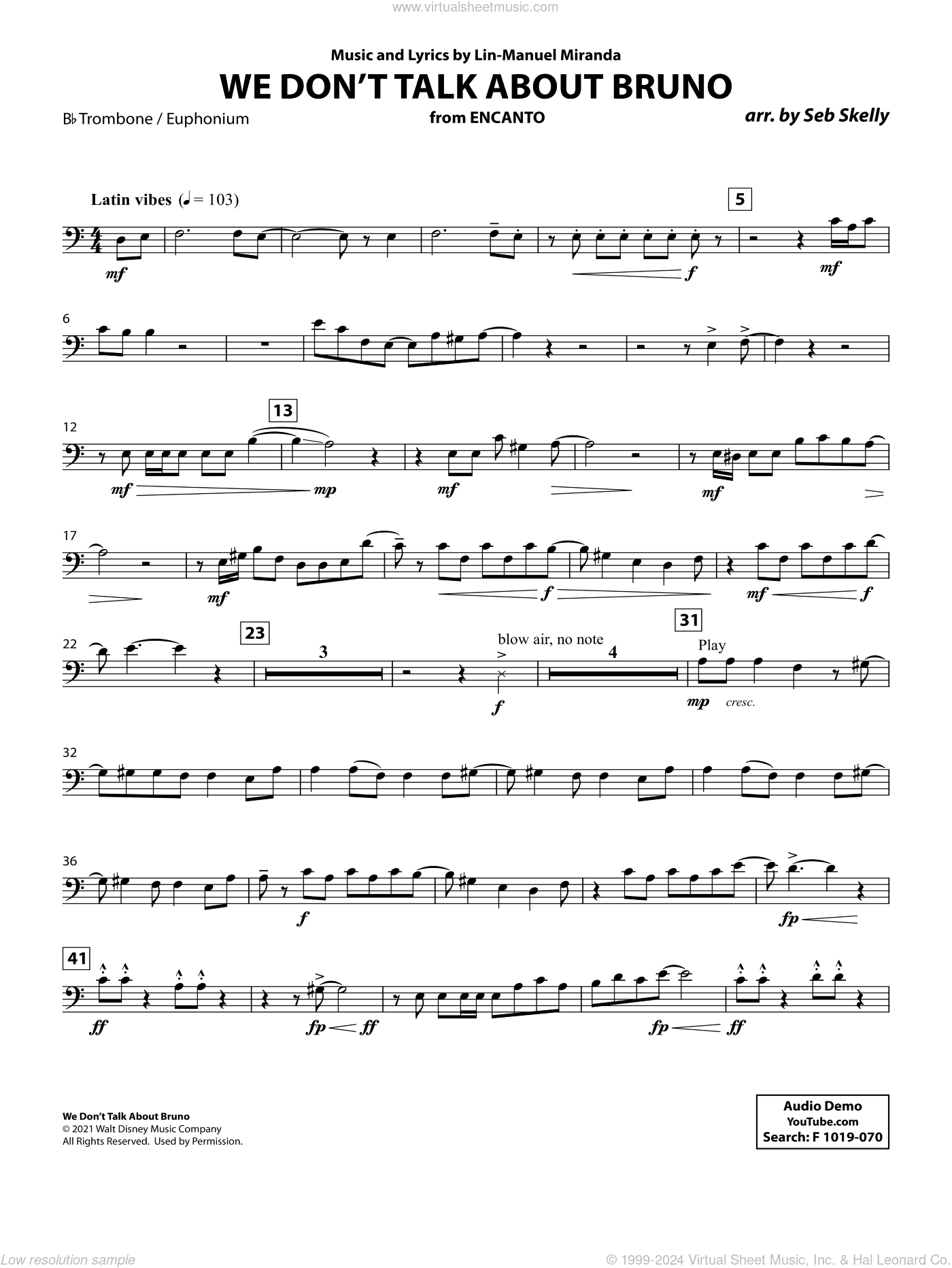 We Don't Talk About Bruno (from Encanto) (arr. Seb Skelly)