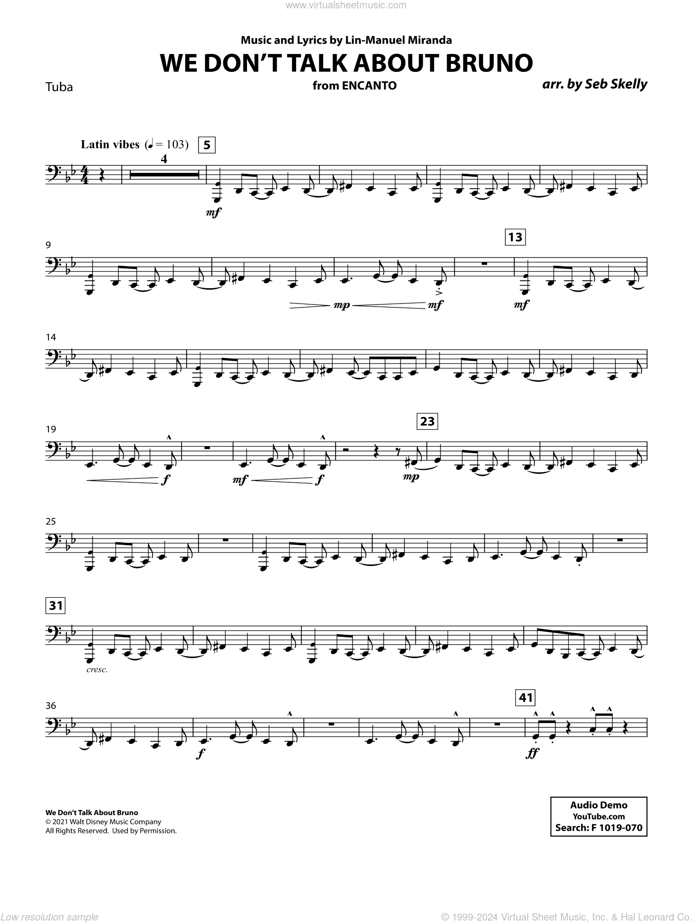 We Don't Talk About Bruno (from Encanto) (arr. Seb Skelly)