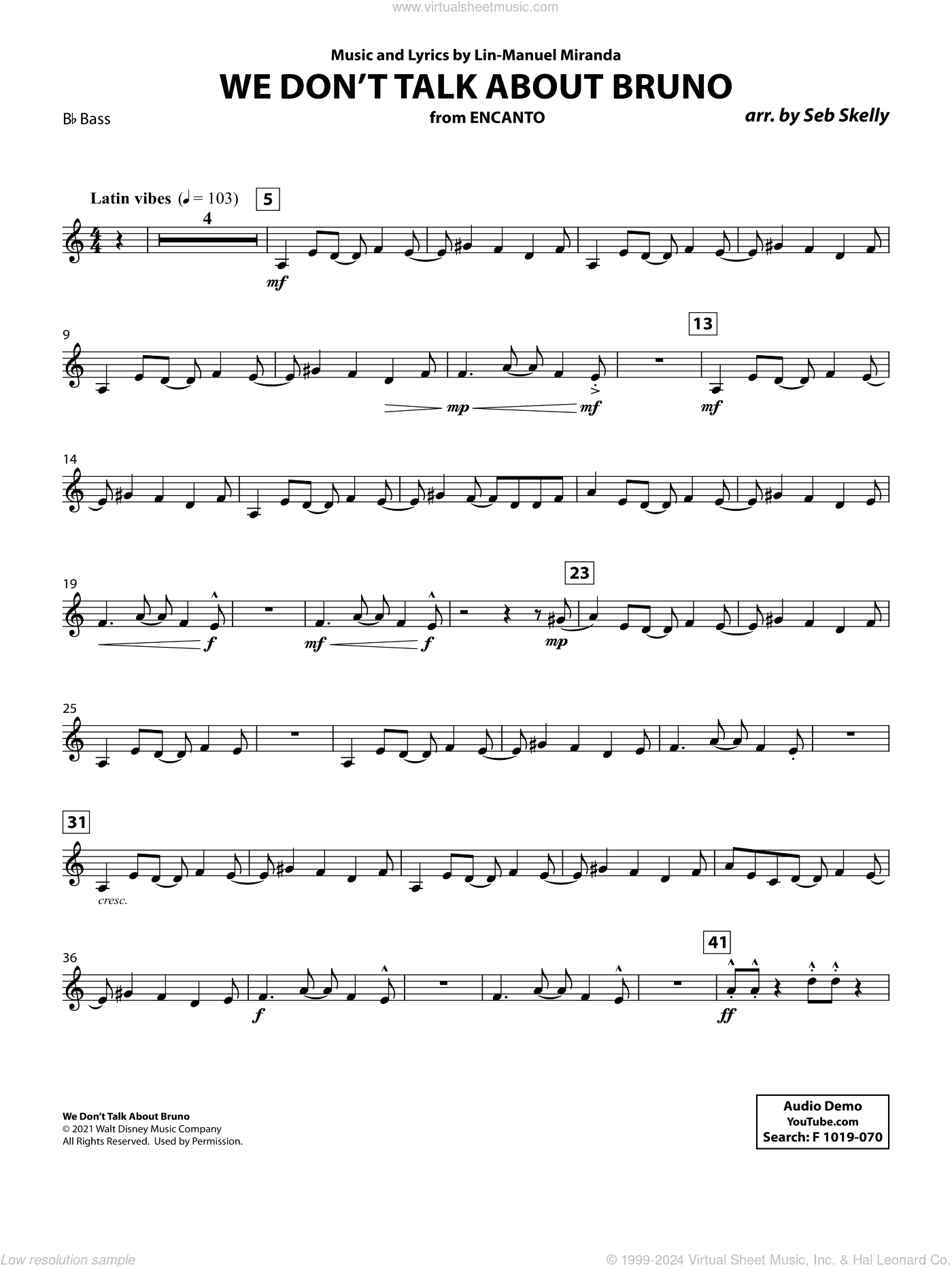 We Don't Talk About Bruno (from Encanto) (arr. Seb Skelly)