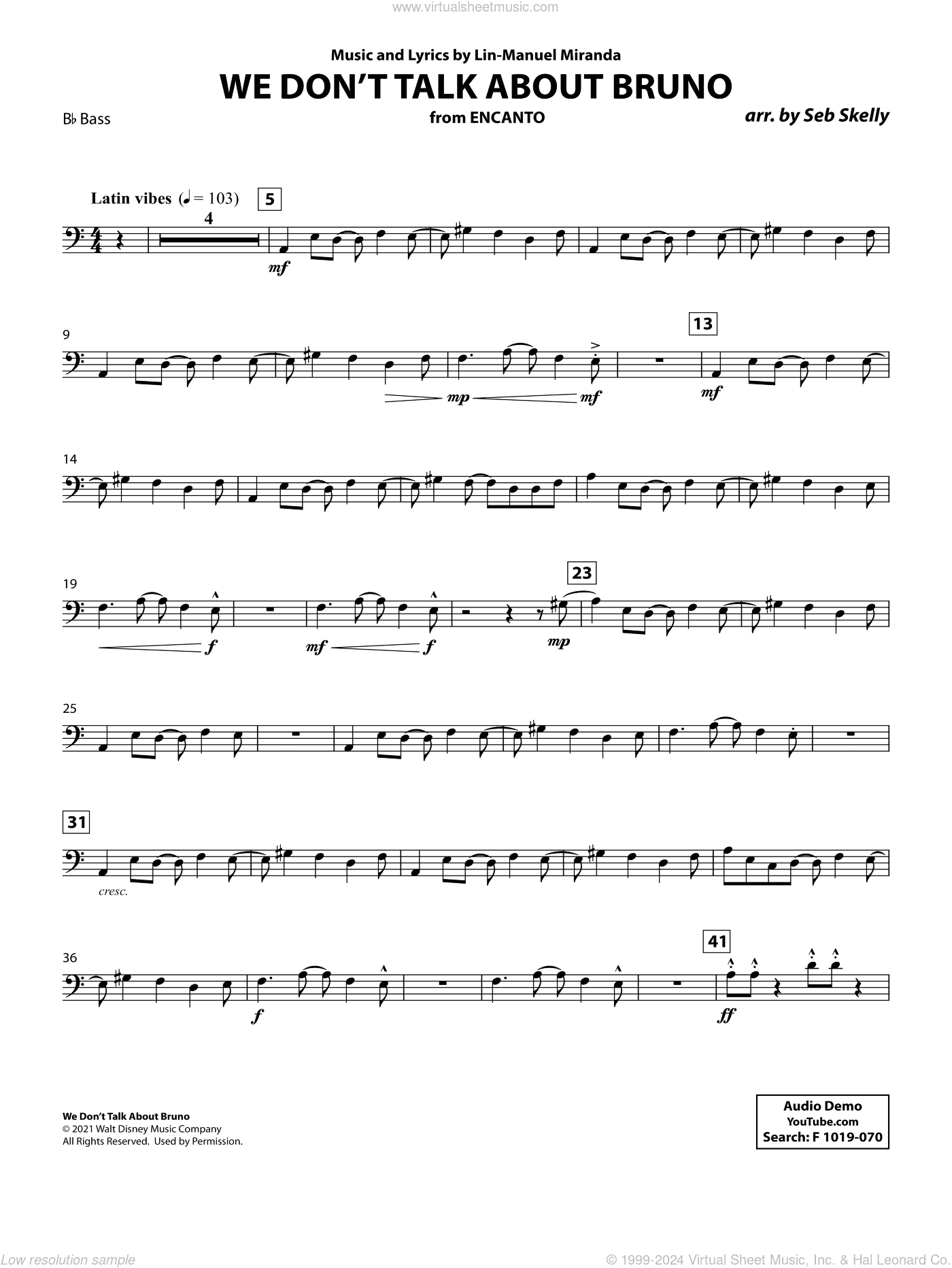 We Don't Talk About Bruno (from Encanto) (arr. Seb Skelly)