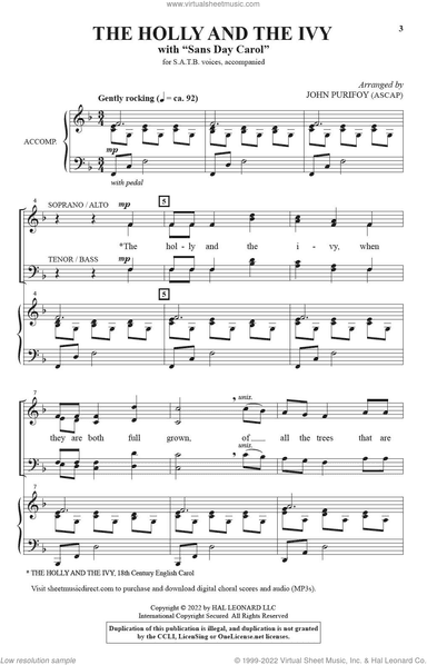 The Holly And The Ivy (with "Sans Day Carol") (A Litany and Anthem for Hanging of the Greens)