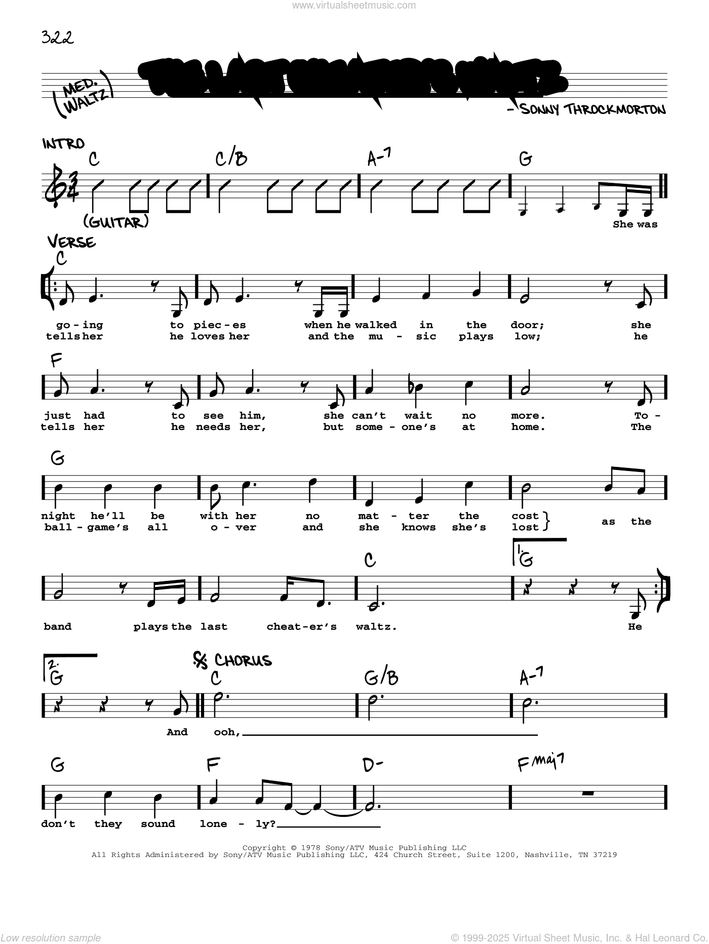The Last Cheater's Waltz