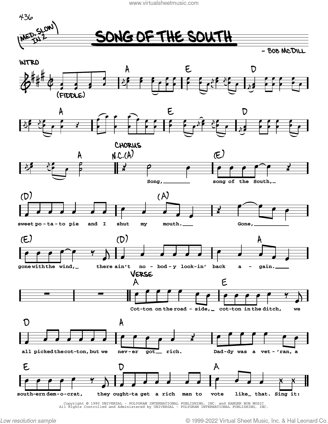 Song Of The South