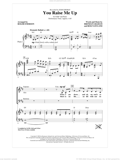 You Raise Me Up (arr. Roger Emerson)