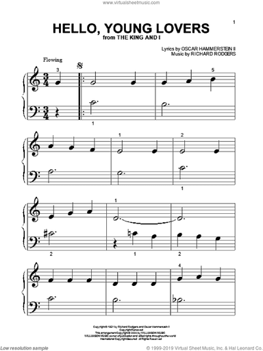 Hello, Young Lovers, (beginner)