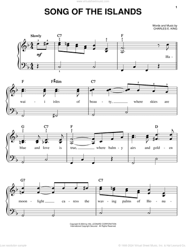 Song Of The Islands