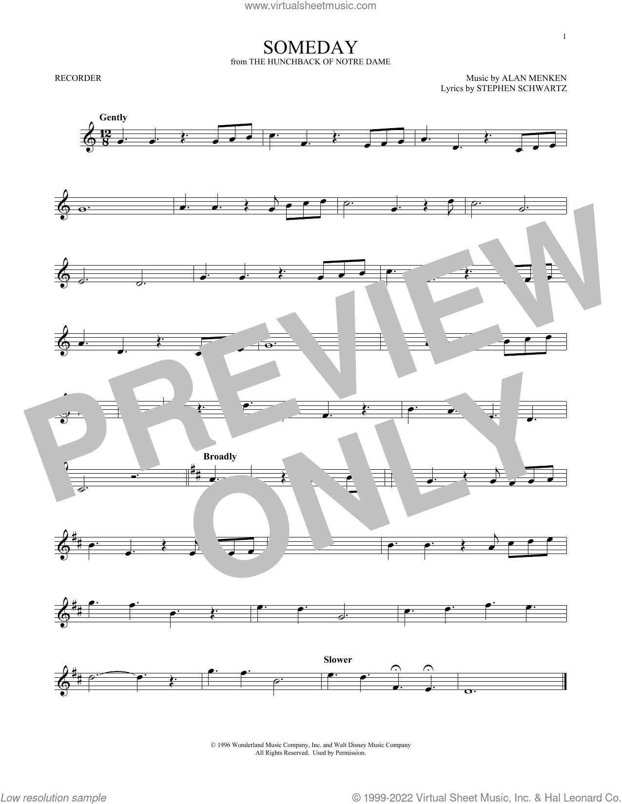Someday (from The Hunchback Of Notre Dame)