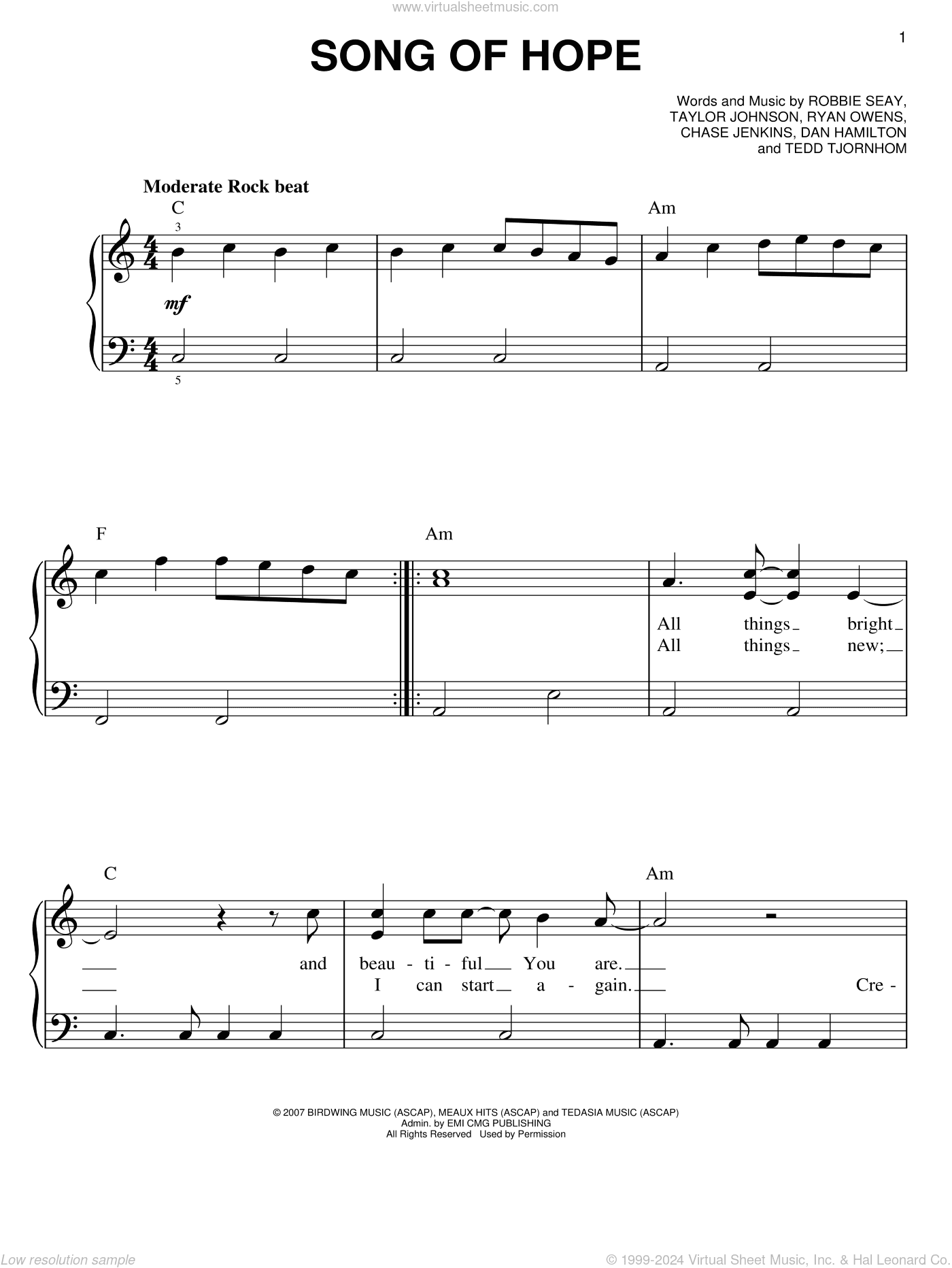 Song Of Hope