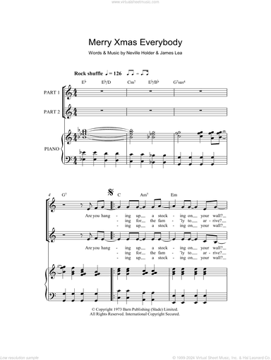 Merry Xmas Everybody (arr. Rick Hein)