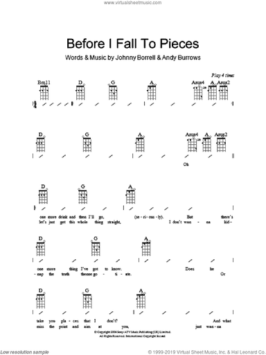 Before I Fall To Pieces