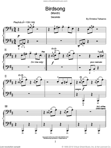 Birdsong (March)