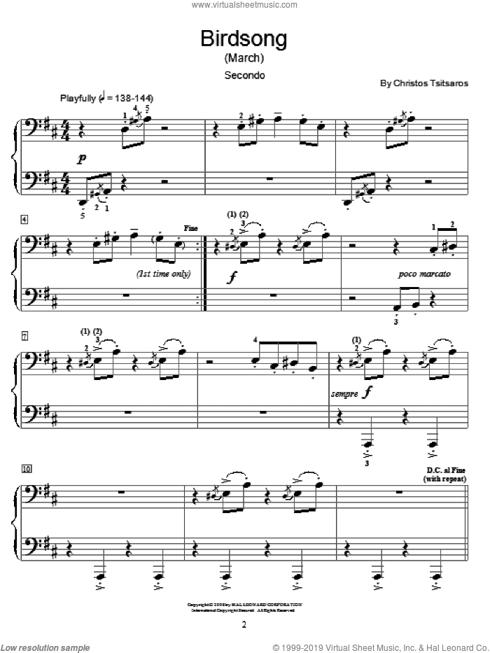 Birdsong (March)