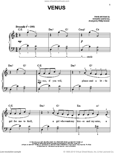 Venus (arr. Phillip Keveren)