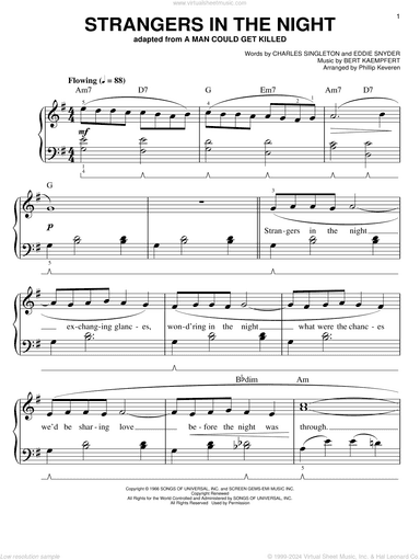 Strangers In The Night (arr. Phillip Keveren)