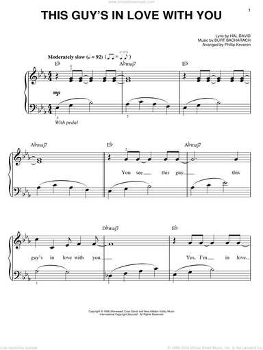 This Guy's In Love With You (arr. Phillip Keveren)