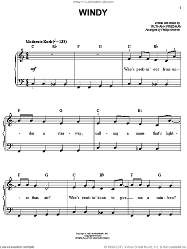 Windy (arr. Phillip Keveren)