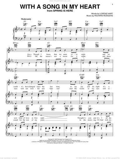 With A Song In My Heart