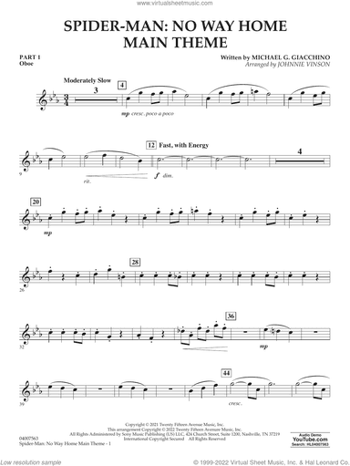 Spider-Man: No Way Home Main Theme (arr. Vinson)