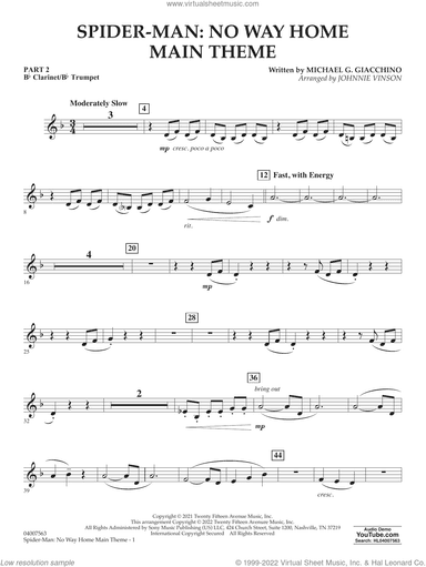 Spider-Man: No Way Home Main Theme (arr. Vinson)