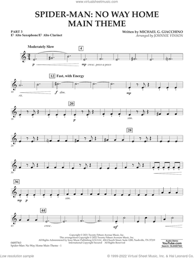 Spider-Man: No Way Home Main Theme (arr. Vinson)