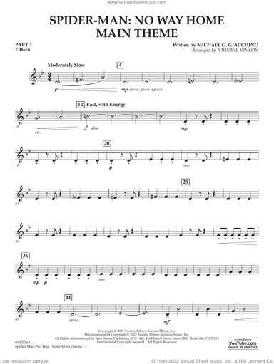Spider-Man: No Way Home Main Theme (arr. Vinson)