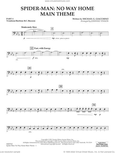 Spider-Man: No Way Home Main Theme (arr. Vinson)