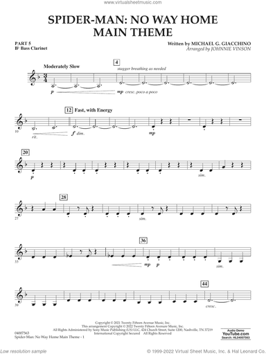 Spider-Man: No Way Home Main Theme (arr. Vinson)
