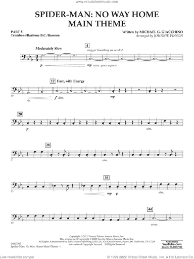 Spider-Man: No Way Home Main Theme (arr. Vinson)
