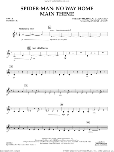 Spider-Man: No Way Home Main Theme (arr. Vinson)