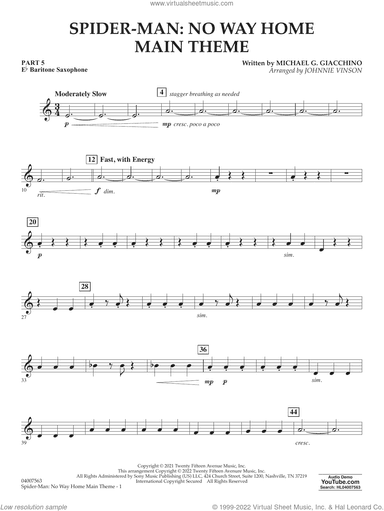 Spider-Man: No Way Home Main Theme (arr. Vinson)