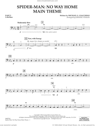Spider-Man: No Way Home Main Theme (arr. Vinson)