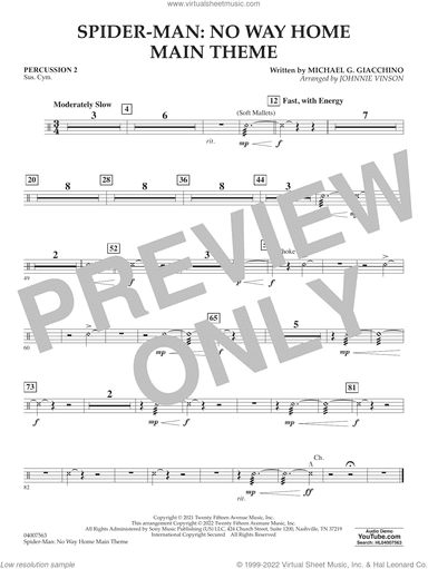 Spider-Man: No Way Home Main Theme (arr. Vinson)